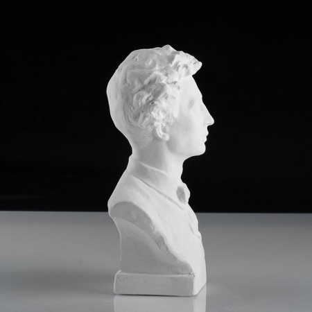 Gypsum figure famous people: Block Bust, 12.5 x 7.5 x 19 cm-2