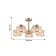 Bonbon chandelier, 5x40W E14, color gold
