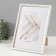 Photo frame Plastic "Mira" 21x29.7 cm, (A4) White (plastic screen)