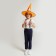 Carnival hat "Nightmare" orange, with a garland