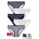 Women's underpants, size l , color mix, 5 pcs in UP.