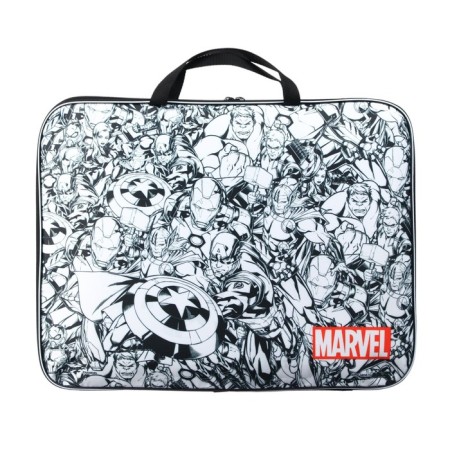 A3, 470x350x20 mm with handles, textile, Avengers folder and drawings.-6
