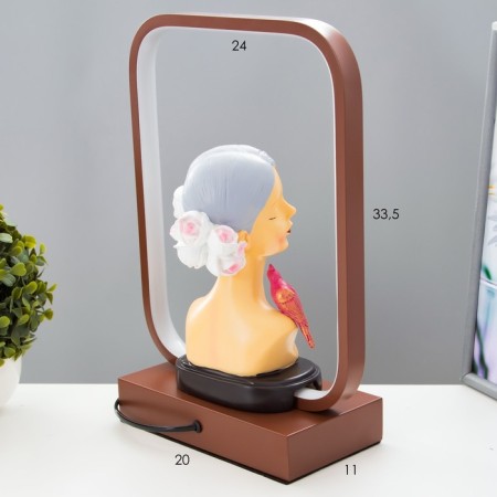 Highway Lamp "Girl" LED 15W brown 24x10x34 cm Risalux-3