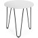 Shani's coffee table quartz beige/metal, black 60x60x62 cm