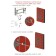 Electric towel "Dvin" J Plaza Neo, 800x500 mm, dimmer, bronze semi -globe