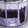 An animal aviary, a tent with a pattern, round, 90 x 55 cm, purple
