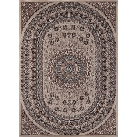 Rectangular carpet Merinos Gavana, size 180x350 cm, color Beige