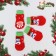 Nosks non -slip "snowmen", l (3.5/5 * 8 cm), set 4 pcs, red
