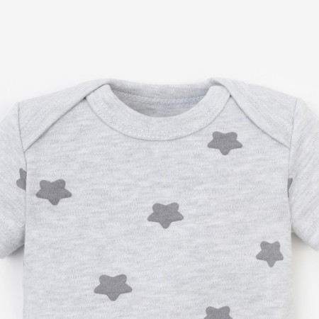 Body crumb I am "stars", gray, height 62-68 cm-1