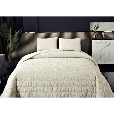 A set with a bedspread "Nadine", size 160x220 cm, 50x70 cm, color milk-2