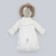Kinderlitto transformer Kinderlitto "Orsetto", height 68-80 cm, white color