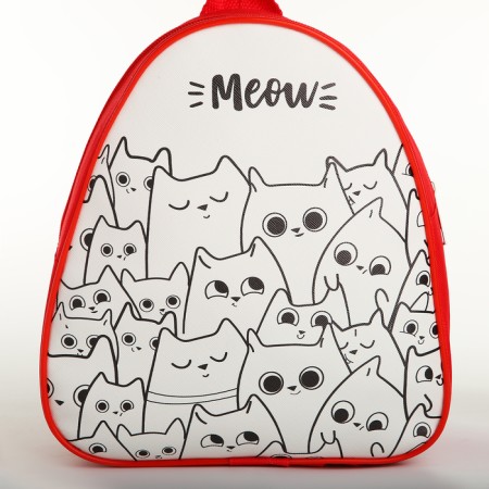 Baby backpack "kittens", 23*20.5 cm, lightning department-5