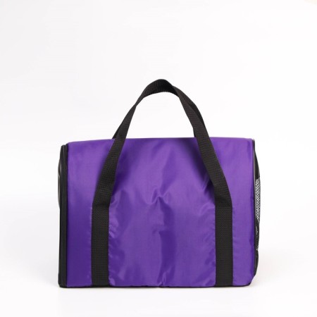Bag - Animal carrying "Tunnel", nylon, 37 x 22 x 26 cm, purple-2