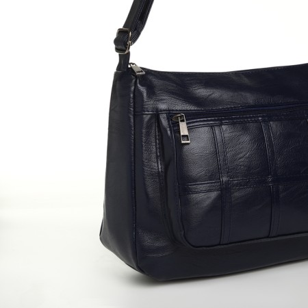 Women's bag with lightning, blue color-3