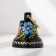 Valdai bell "No. 2. Flowers", painted, with an ear, d = 35 mm