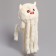 Soft toy "Medusa", 40 cm, white color