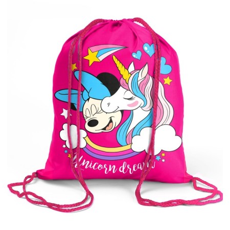 A bag for shoes 420 x 350 mm, Minnie Mouse "Unicorn" (soft polyester, density 210d)-3