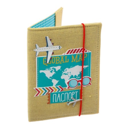 Set for creativity. Passport cover "I love traveling"-2
