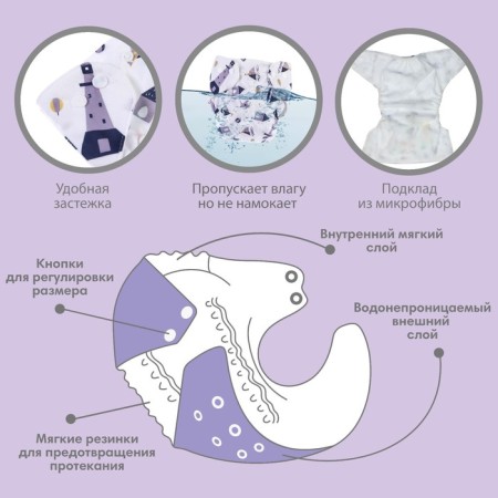 Reusable diaper "ships"-1