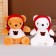 Soft toy "Bear" in the jacket, 23 cm, color mix
