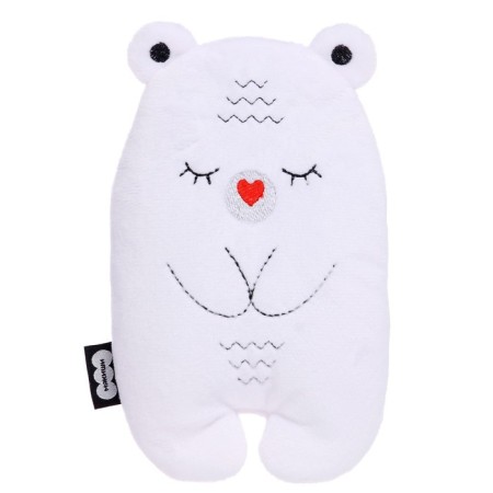 Developing toy-grip "Bear Bonnie", with cherry bones, 26 cm