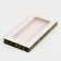 Golden chic chocolate box, with a window, 17.3 x 8.8 x 1.5 cm, New Year