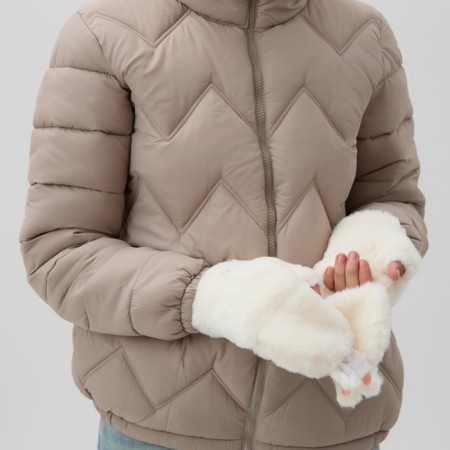 Mittens teenage minku bun 24 cm color white-3