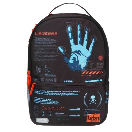 Youth backpack 39 x 30 x 17, ergonomic back, Davente Label 19l, + USB Database 7032443-2