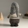 Interior doll "Santa Claus in a long gray cap with a heart" 48 cm