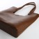 Women's bag-bag on a magnet, cosmetic bag, brown color