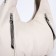 Load bag with a zipper, 3 outer pockets, milk color