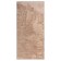 Frise carrier "Sheggi", light coffee color, 160x230 cm