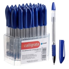 Ballic handle 0.5 mm, blue rod, with a rubber holder (barcode on a piece)