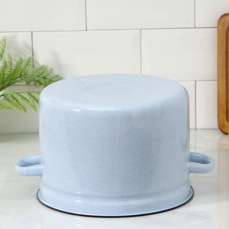 Pan 7 l, without decolleys, induction, metal cover, mix color-2