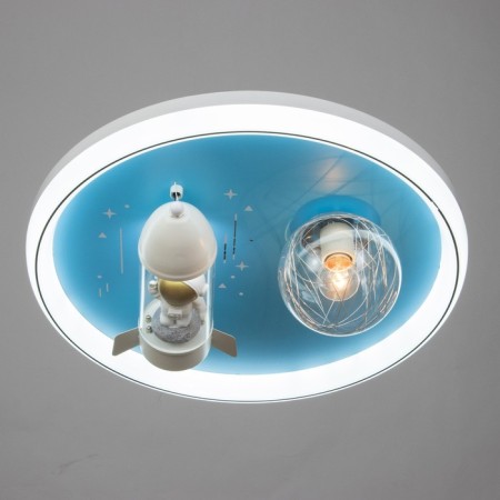 Lamp "Rocket in space" LED 48W E27 White-blue 47x47x15 cm Bayerlux-1