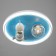 Lamp "Rocket in space" LED 48W E27 White-blue 47x47x15 cm Bayerlux