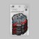 Thermal appliance "Coat of arms", 7 × 6.6 cm, white/blue/red color