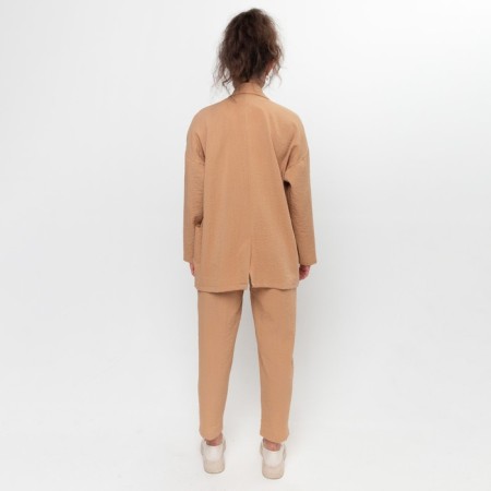 Casual Casual Set (jacket and trousers), beige color, size 46-8