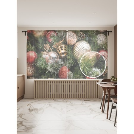Photo "Festive decoration", size 145x180 cm, 2 pcs