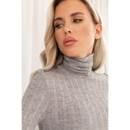 Women's turtleneck Eliseeva Olesya, size 44, color gray-2