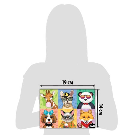 Puzzle "Cool animals", 160 elements-3