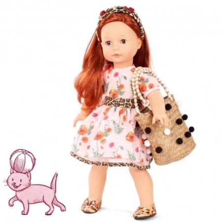 GOTZ doll "Julia with a bag", size 46 cm