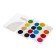 Watercolor 16 colors, "gamma" "cartoons", without a brush, in a plastic box