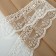 Lace on a grid, 45 mm × 11 ± 1 m, ivory color
