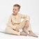 Pajamas for a boy (longshit, trousers) minku beige color, height 116