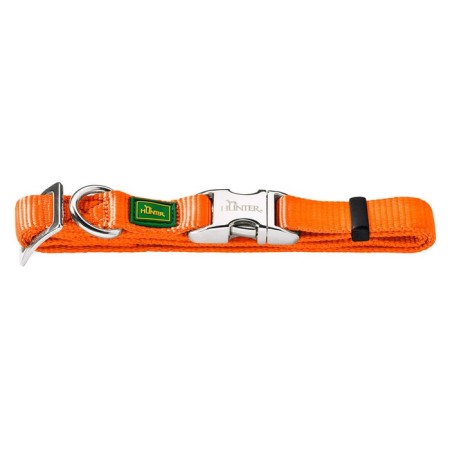 Nylon collar for dogs Hunter Alu-Strong M, 40-55 cm, with a metal fastener, orange 1