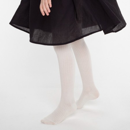 Pantyhose children, ivory color, height 98-104-5