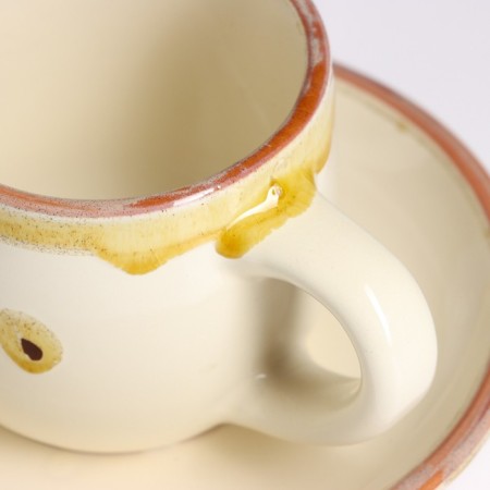 Tea couple "Form" 0.2l / 16cm, caramel-2