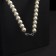 Pearl beads "Bride" ball No. 10, milk color, l = 40 cm