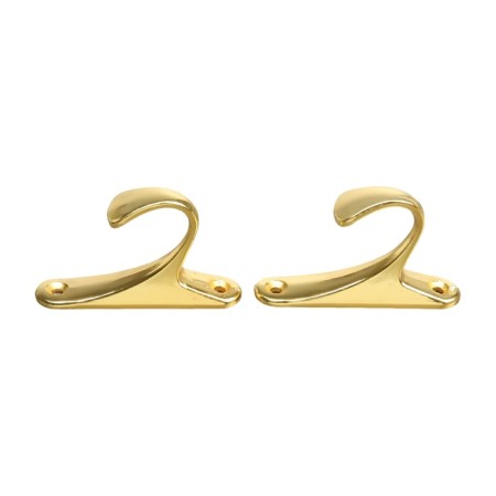 Hook for curtains KS101 CAPPIO, one -rot, color gold, 2 pcs-2